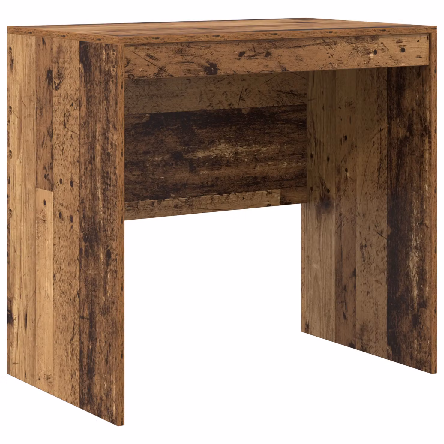 Berkfield Brown Old Wood Writing Desk, W: 80 cm, D: 50 cm, H: 76 cm – 2