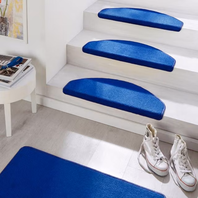 Hanse Home Modern Plain Blue Polypropylene Rectangular Runner Rug