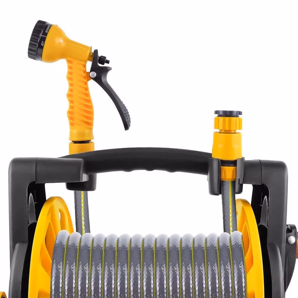 FLAVORA Multicolour Garden Hose Reel with 25m Hose Pipe – 2