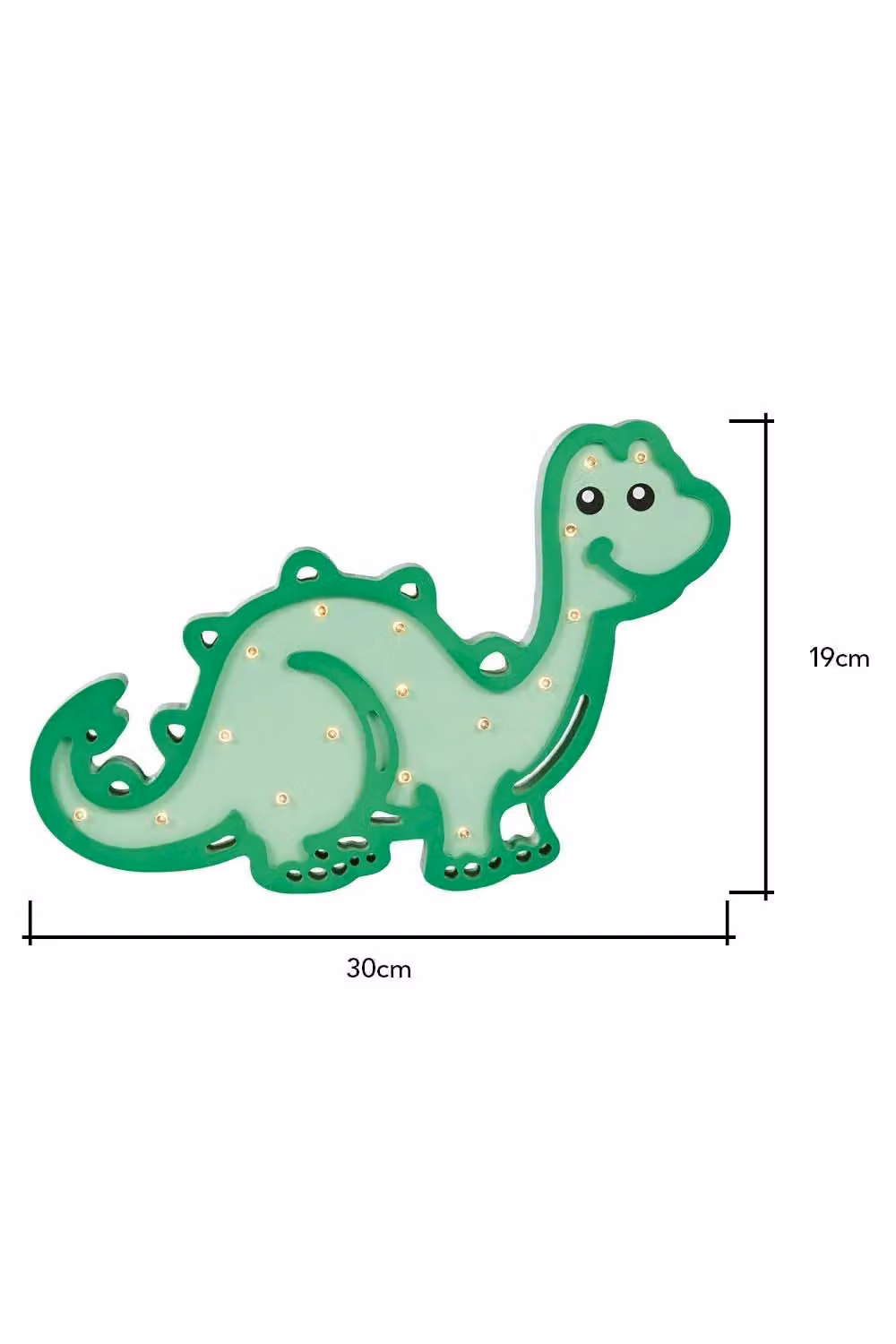 BHS Lighting Glow Dinosaur LED Table Lamp in Green – 2