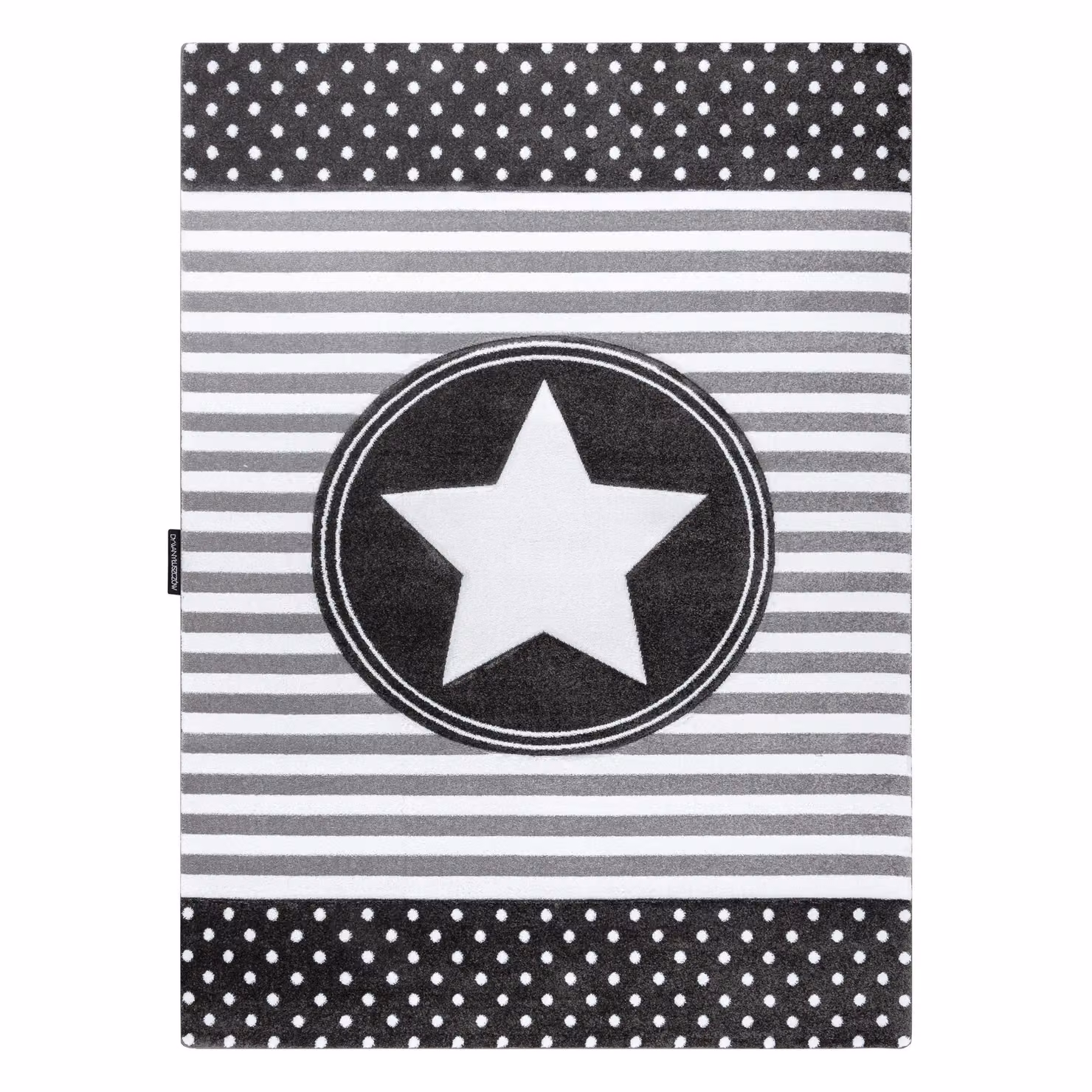 RugsX Petit Grey Rectangular Polypropylene Rug, W: 160 cm, D: 220 cm – 2