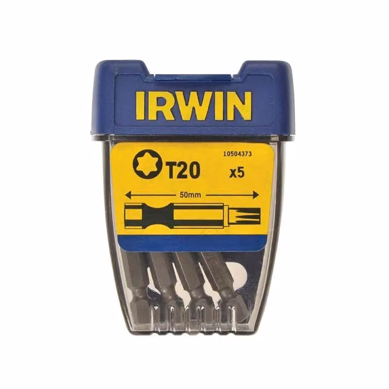 IRWIN Torx Power Screwdriver Bits in Multicolour Steel – 2