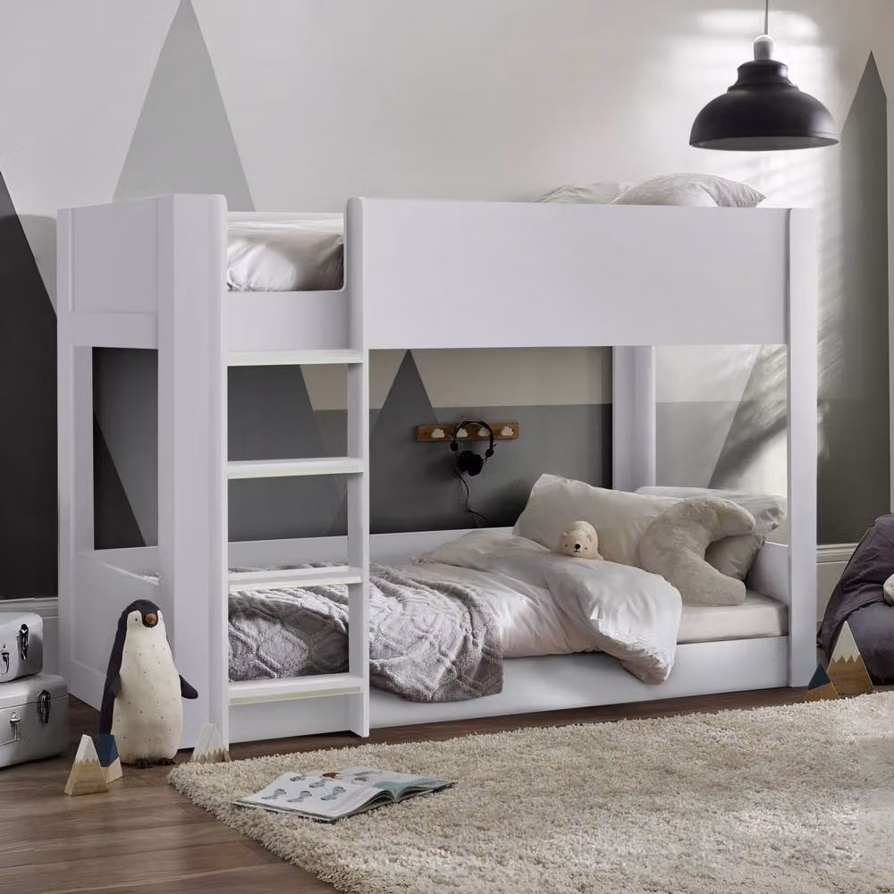 Cheshire Mirage Modern Single Bunk Bed in White, W/D/H: 90 x 200 cm – 2