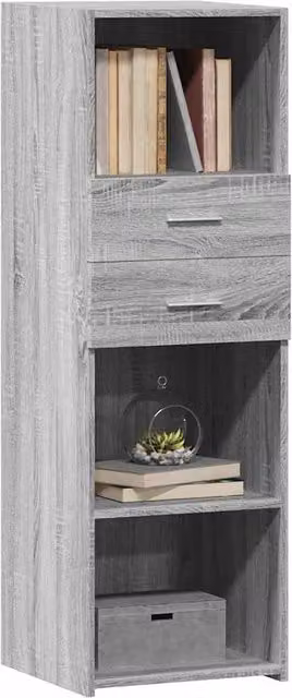 Berkfield Home Grey Sonoma Highboard W/D/H: 40 x 42.5 x 124 cm – 1