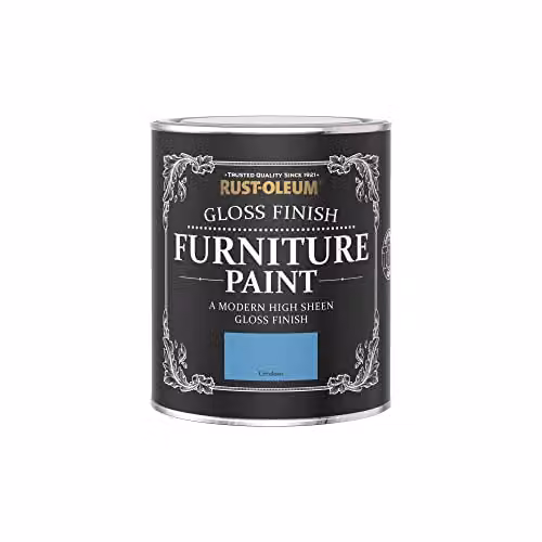 Rust-Oleum Gloss Furniture and Skirting Board Paint in Blue, 750ml – 3