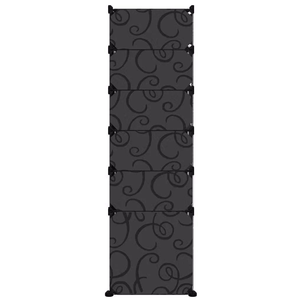 Berkfield Home Black Shoe Rack, W/D/H: 94 x 37 x 125 cm – 3