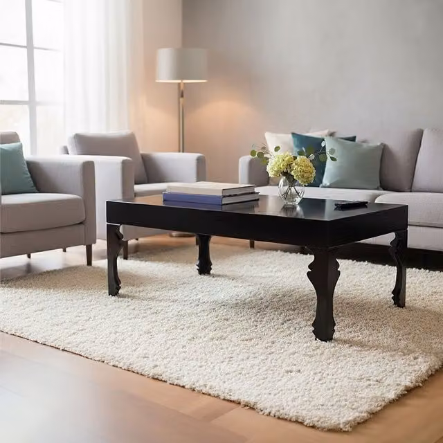 Orsina High Gloss Rectangular Coffee Table in Black by Interiors by Premier – 2