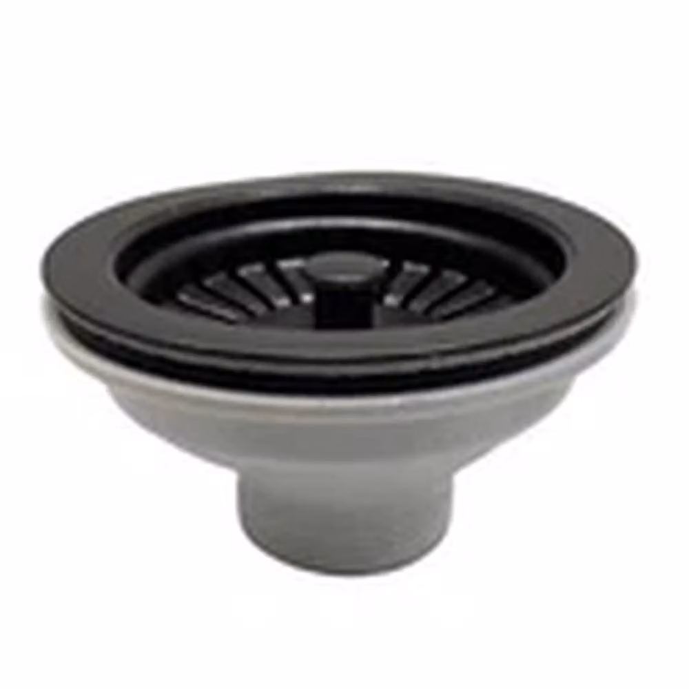 EONLION Matt Black Plastic Kitchen Sink Basket Strainer Waste Accessory – 4