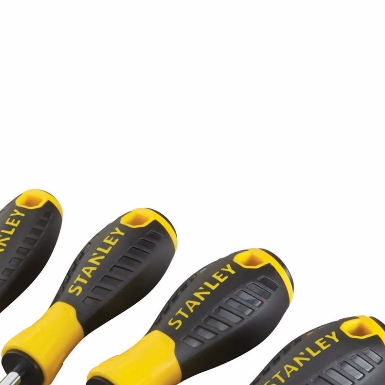 Stanley Essential 8 Piece Manual Screwdriver Set, Multicolour/Yellow – 2