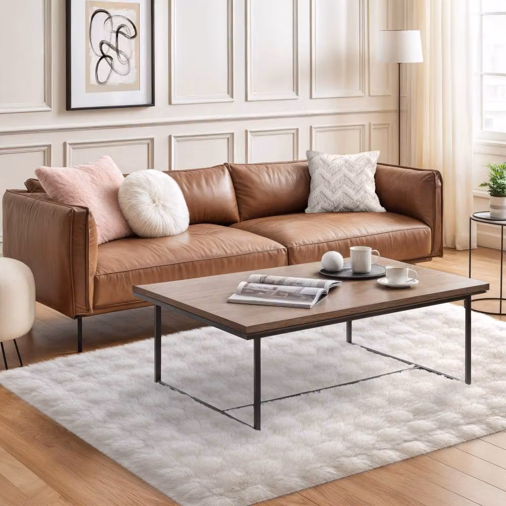 New Edge Blinds Deluxe Faux Fur Rug in Beige, W/D/H: 120 x 170 cm – 3