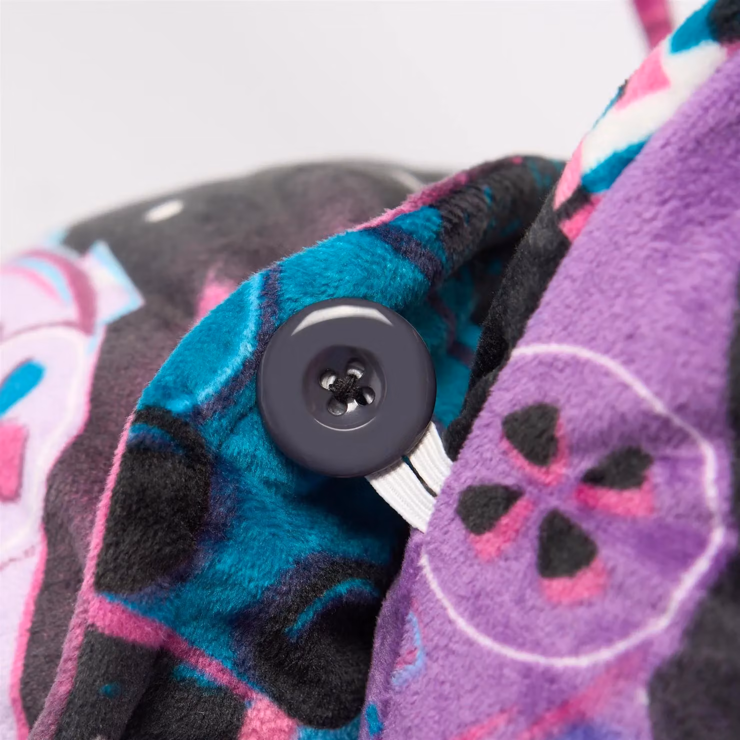 OHS Cuddle Cushion with Detachable Neck Roll and Arms in Purple Neon – 6