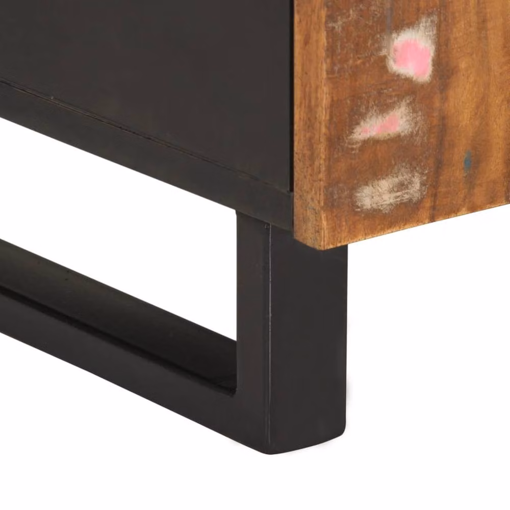 Berkfield Home Industrial TV Cabinet in Brown, W/D/H: 105 x 33.5 x 46 cm – 6