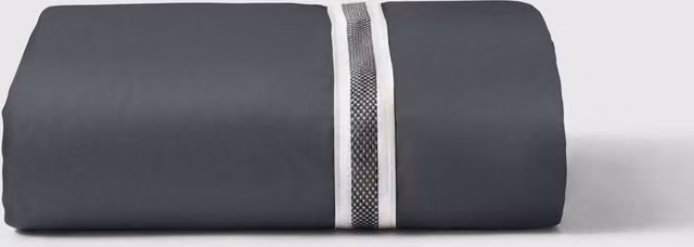 Bedable Cotton Mako Sateen Deep Fitted Sheet, 460 Thread Count, Grey, W/D/H: 200 x 200 x 36 cm – 3