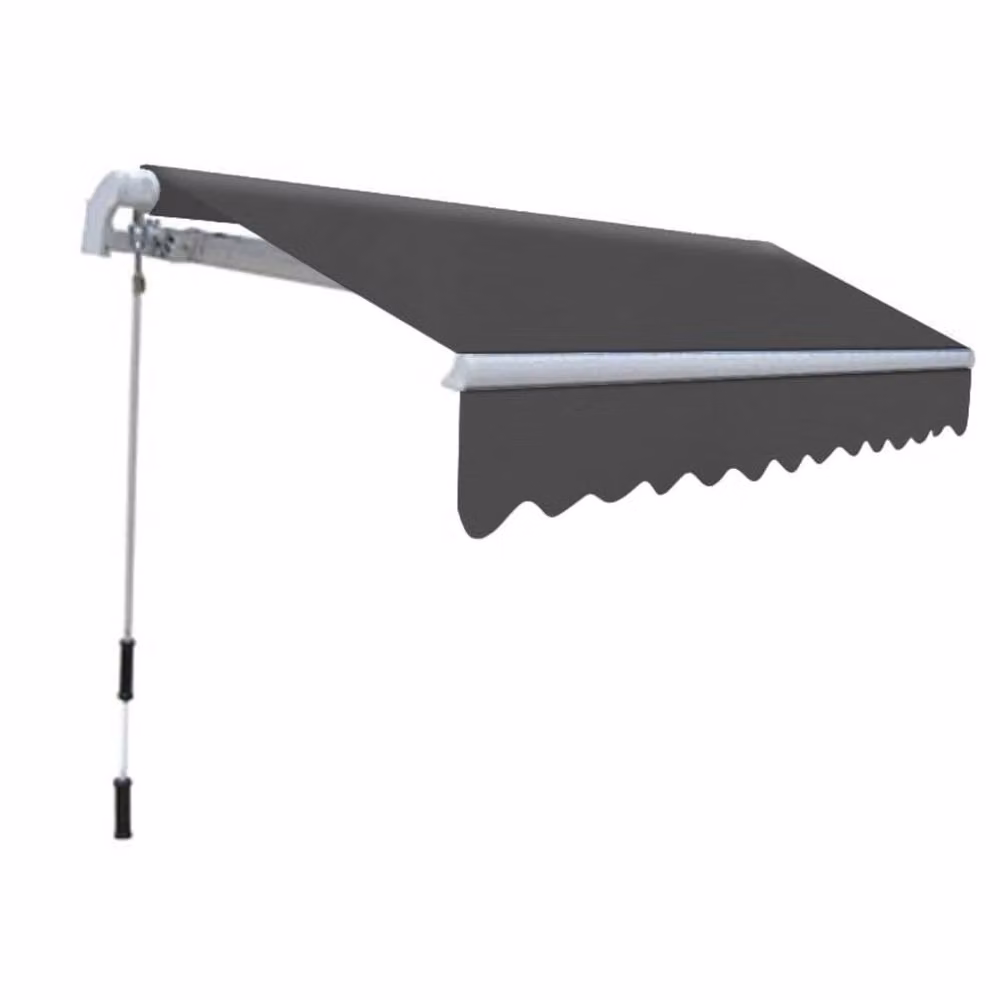 Berkfield Home Manual Operated Folding Awning in Anthracite and Black, Width: 300 cm – 2