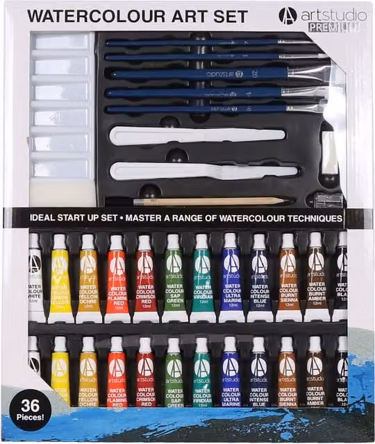 Art Studio Multicolour Watercolour Art Set
