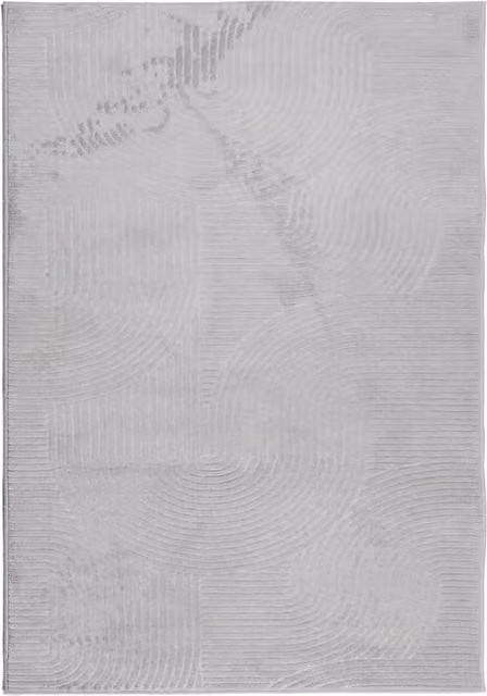 Berkfield Home IZA Scandinavian Style Geometric Grey Short Pile Rug, W: 160 cm, L: 230 cm
