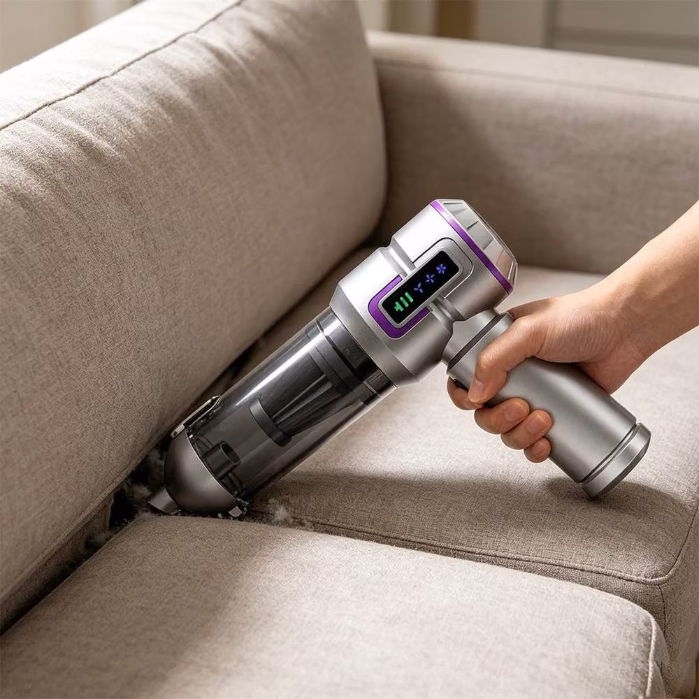 Ventryn Cordless Handheld Car Vacuum Cleaner, Silver, Rechargeable – 6
