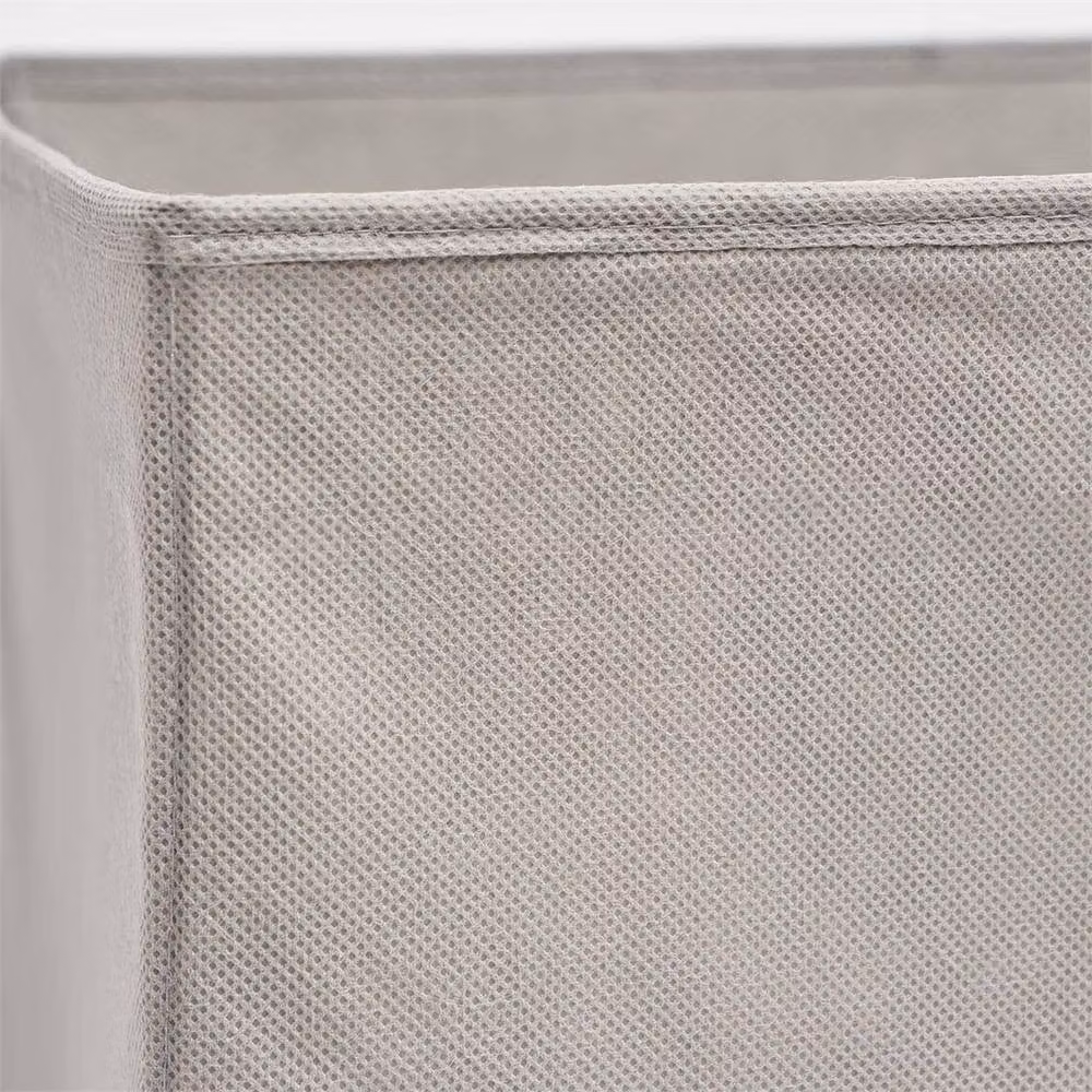 PAWNORA Fabric Storage Cube Boxes with Handles, Charcoal Grey, 4 Pack – 3