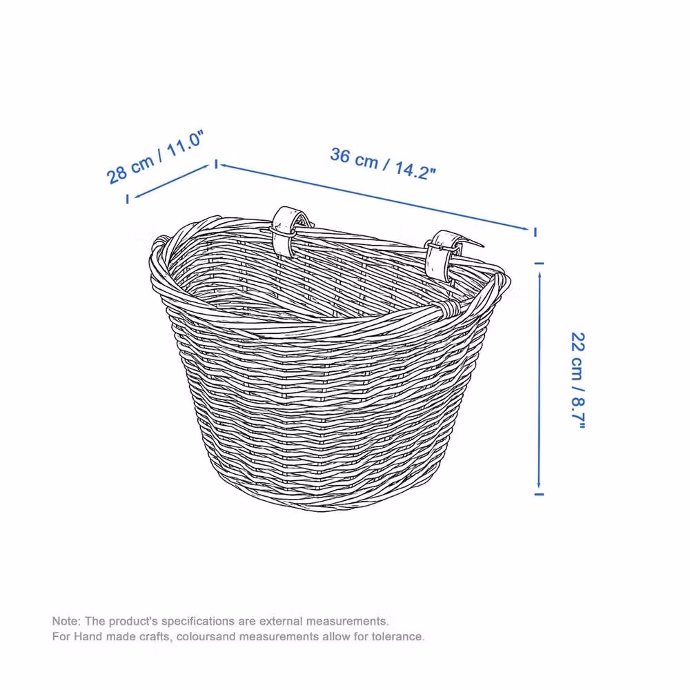 VOGREX Brown Honey Bike Bicycle Shopping Basket with Handle – 2