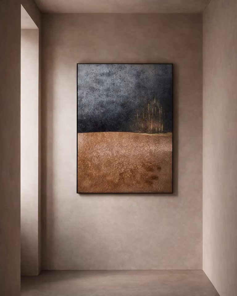 Tommy Franks Resonance Abstract Modern Graphic Wall Artwork, Multicolour, W: 160 cm, H: 120 cm