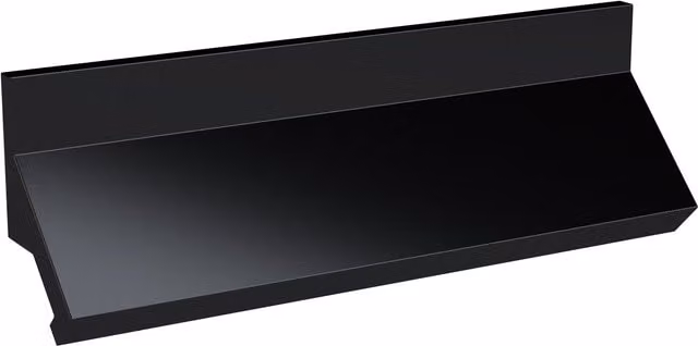 Balterley Matt Black Flush Pull Kitchen and Cupboard Handle, W/D/H: 17.5 x 3.0 x 3.0 cm, 160 mm Centres – 1