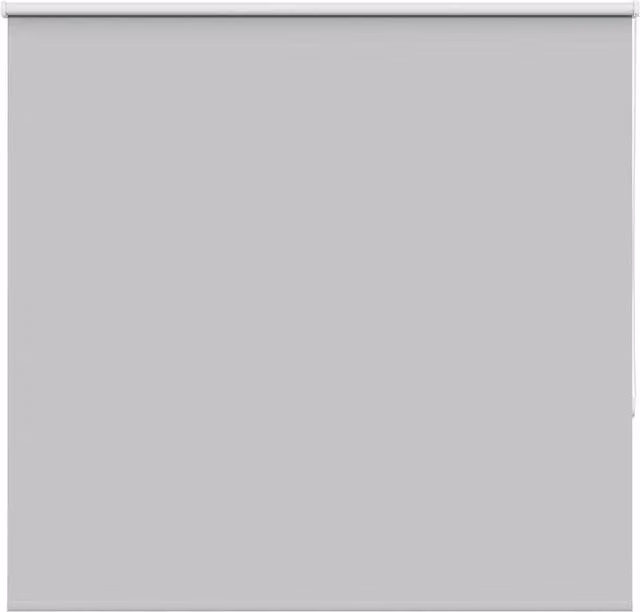 Berkfield Home Blackout Roller Blind in Light Grey, Thermal Insulating Polyester, W: 160 cm, H: 150 cm