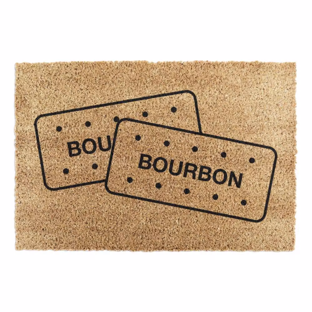 Artsy Mats Bourbon Biscuit Coir Doormat in Brown, W/D: 60 x 40 cm – 4
