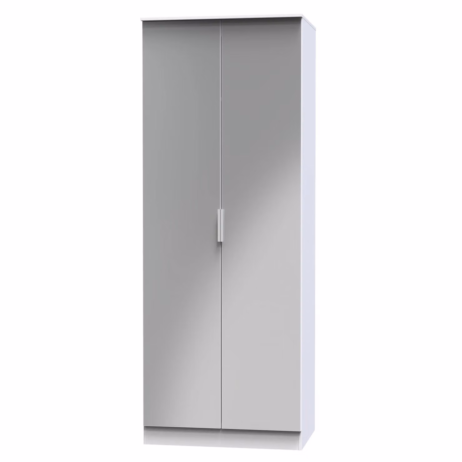 Ready Assembled 2 U Dover 2 Door Wardrobe in Mid Grey – 2