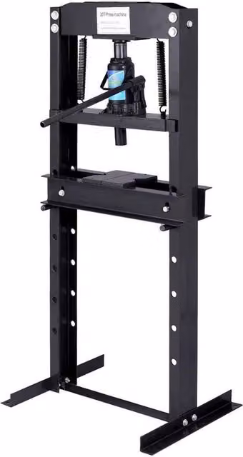 SPETLEK 20 Ton Heavy Duty Hydraulic Steel Workshop Press in Black – 1