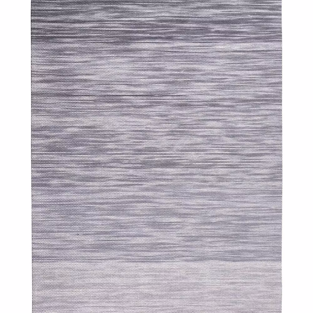 Wyld and Coco Home Grey Modern Handwoven Wool and Polyester Rectangular Rug, W: 140 cm, L: 200 cm – 2