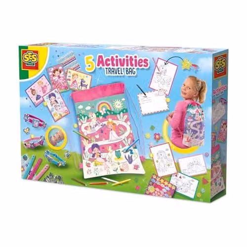 SES Creative 02401 Activity Bag Multicolour Crafting Set for Children