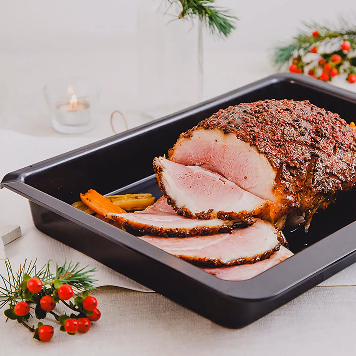 Pyrex Non-Stick Rectangular Metal Oven Dish, Black, W: 30 cm, D: 23 cm, H: 6.4 cm – 4