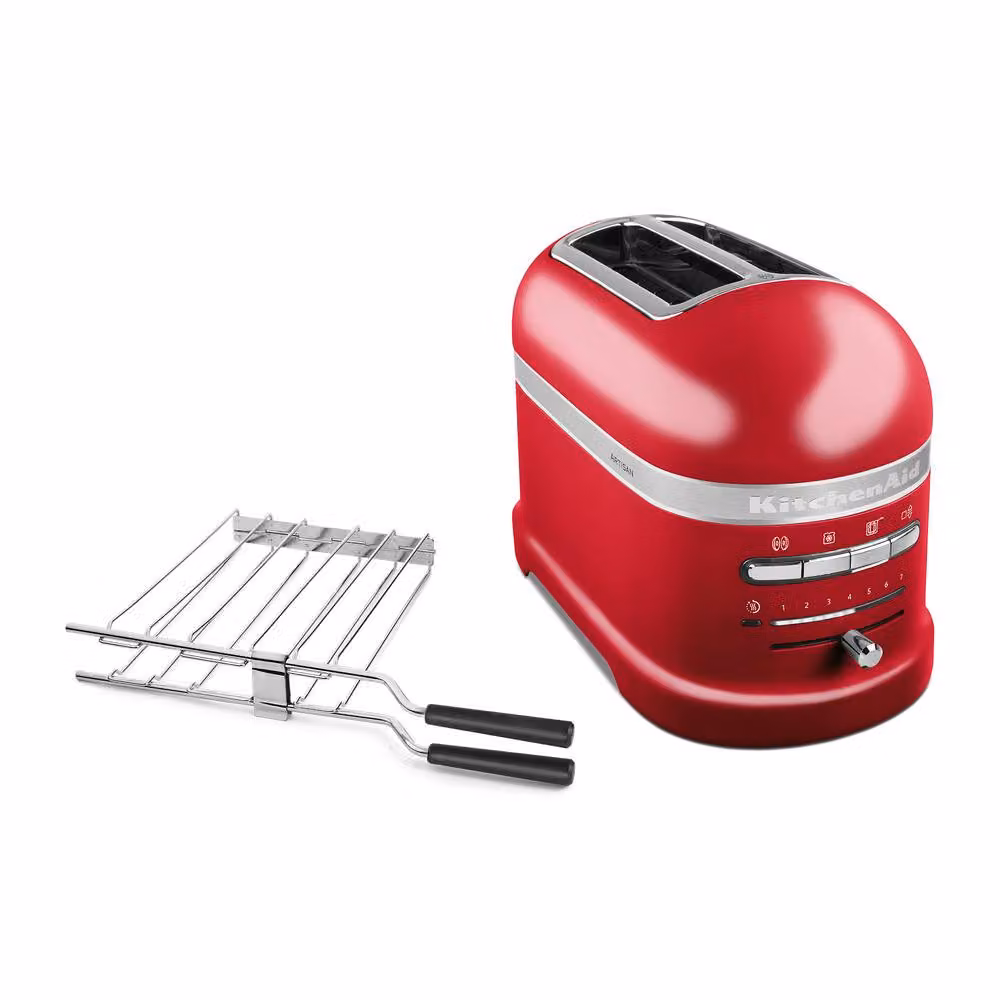 KitchenAid Artisan 2 Slot Metal Toaster with Digital Display in Red – 3