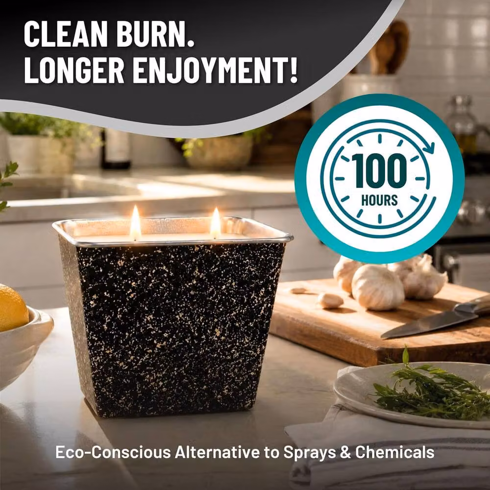 Volila Citronella Scented Soy Wax Candle in Black, 355ml, 2 Pack – 4