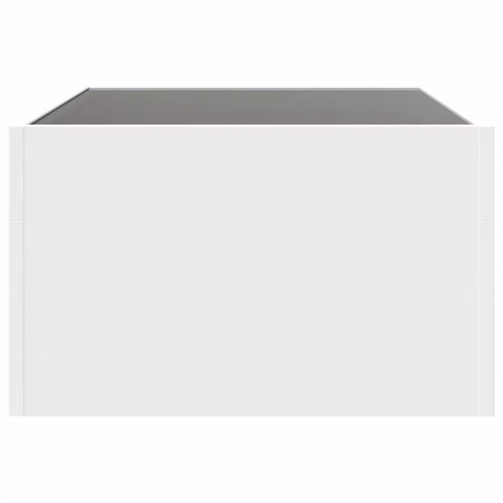Berkfield Home Infinity LED Coffee Table in White, W/D/H: 70 x 50 x 30 cm – 3
