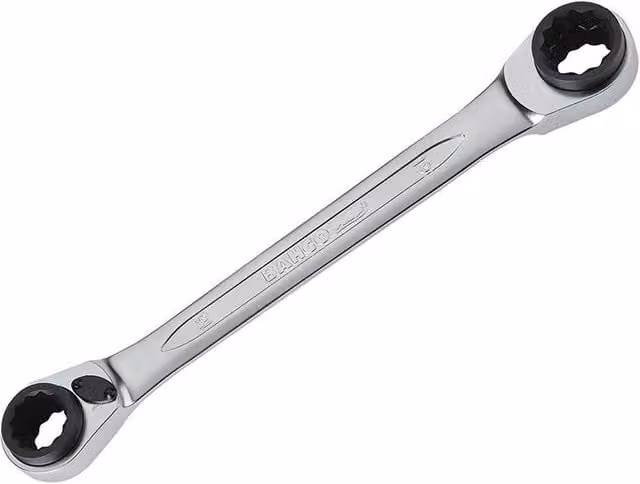 Bahco S4Rm Series Reversible Combination Ratchet Spanner in Silver Steel