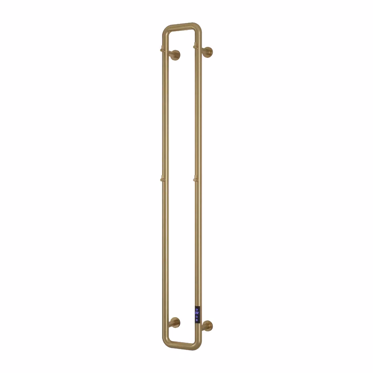 Aquarius DigiTherm Pelmo Dry Electric Radiator with LCD Display, Gold, W: 150 cm, H: 20 cm – 2