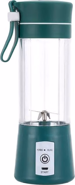 Livingandhome Portable Personal Blender with 6-Blade 304 Stainless Steel Cutter in Green