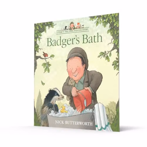 Badgers Bath: A Percy the Park Keeper Story by HarperCollins Childrens Books, Multicolour Paper Picture Book – 2