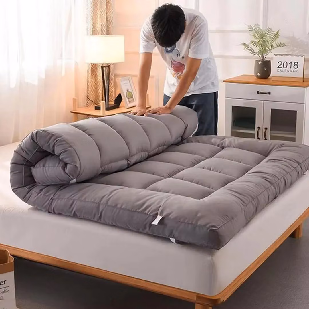 SPETLEK Hotel Quality Mattress Topper in Grey, W/D/H: 90 x 190 x 10 cm – 4