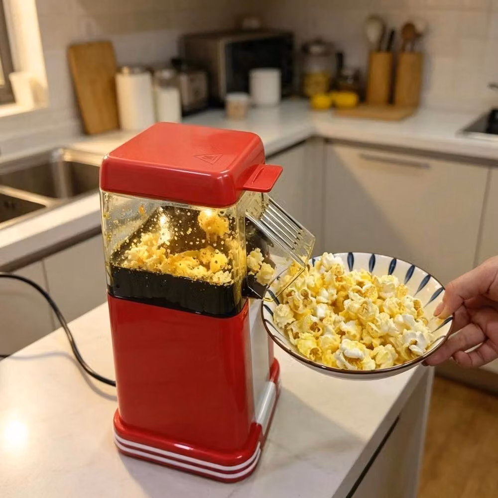 Havendro Retro Hot Air Popcorn Popper in Red – 5