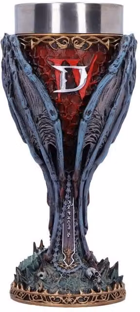 Nemesis Now Diablo IV Lilith Goblet Mug in Black and Multicolour, Height: 19.5 cm
