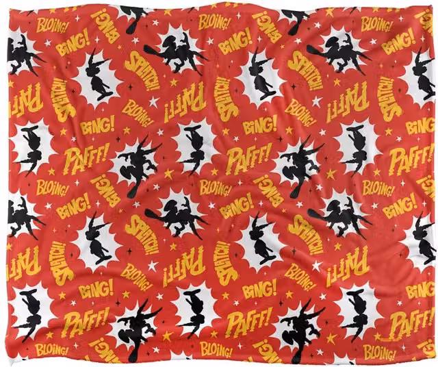 Netflix Asterix Obelix Big Fight Super Soft Microfibre Throw Blanket, White, W/D: 152 x 127 cm – 5