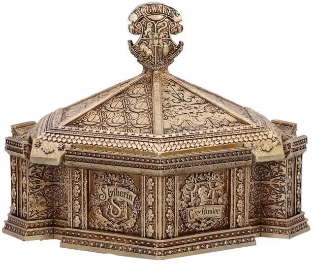 Nemesis Now Antique Gold and Bronze Trinket Box, Height: 18 cm