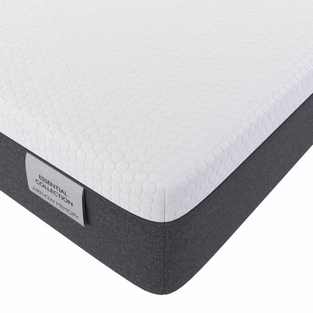Essential Medium Memory Foam Mattress in White, W/D/H: 200 x 200 x 20 cm – 1