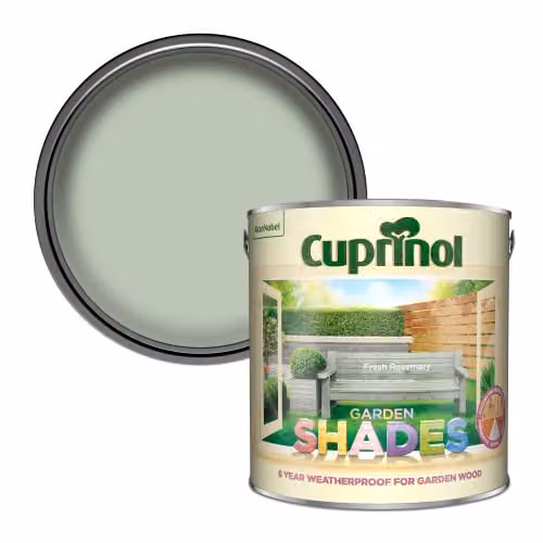 Cuprinol Garden Shades Water Based Wood Paint in Green, 2.5 l