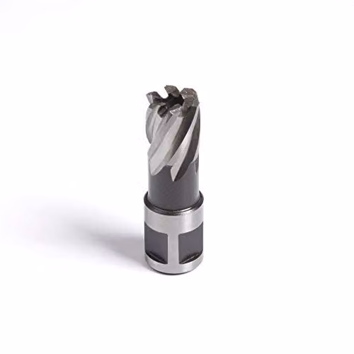Evolution HSS Short Broaching Cutter, Black and Silver, Diameter: 18 mm, Length: 25 mm