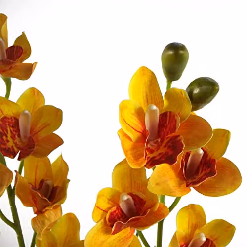 Leaf Yellow and Green Artificial Potted Orchid Plant, Height: 90 cm – 2