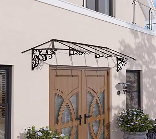 Palram Canopia Lily 3600 Curved Lean-to Canopy, Black – 2