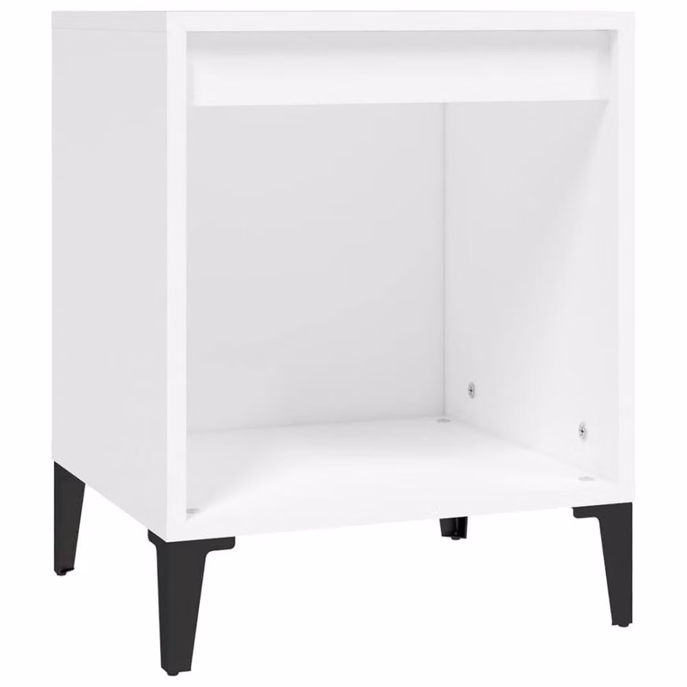 Berkfield Home Elegant White Bedside Cabinet W/D/H: 40 x 35 x 50 cm – 2